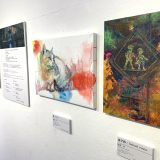 抽象画家・小浦慶也主催 ５人展“Unicorns”