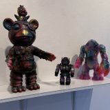 Sofubi Kaiju custom toy show